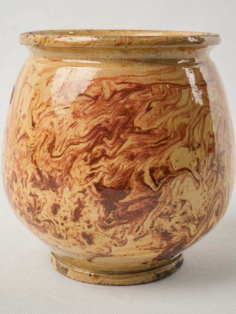 Antique French terracotta pot