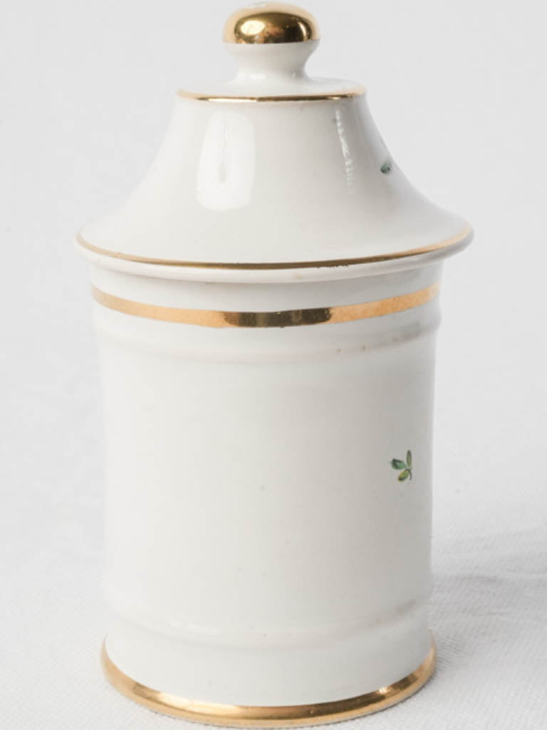 Gilded detailed antique apothecary jar
