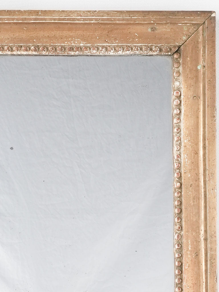 Elegant French-style ornate gilt mirror