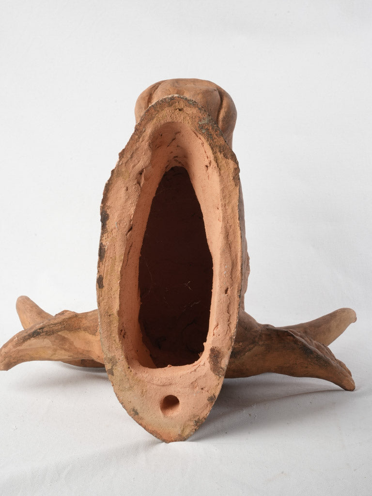 Superb Late 19th-Early 20th Century French Terracotta Bull Head Sculpture - 23¾"