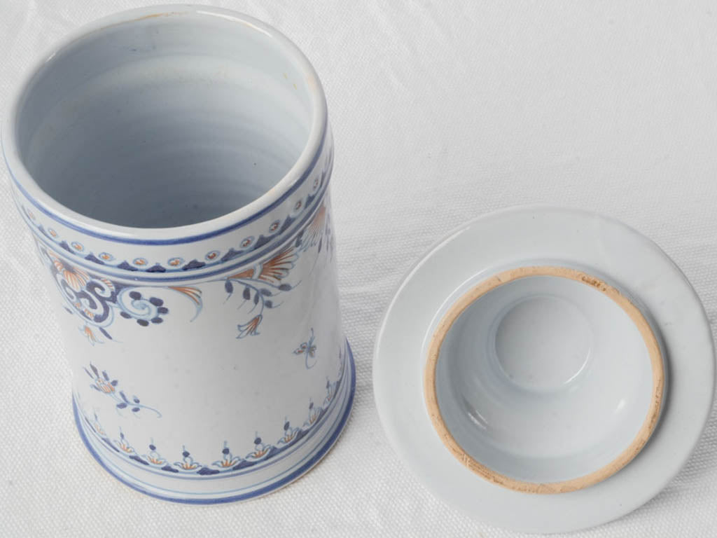 Mid-20th-Century Léon Warin Decorative Apothecary Jar “Axungia” - 8¾"