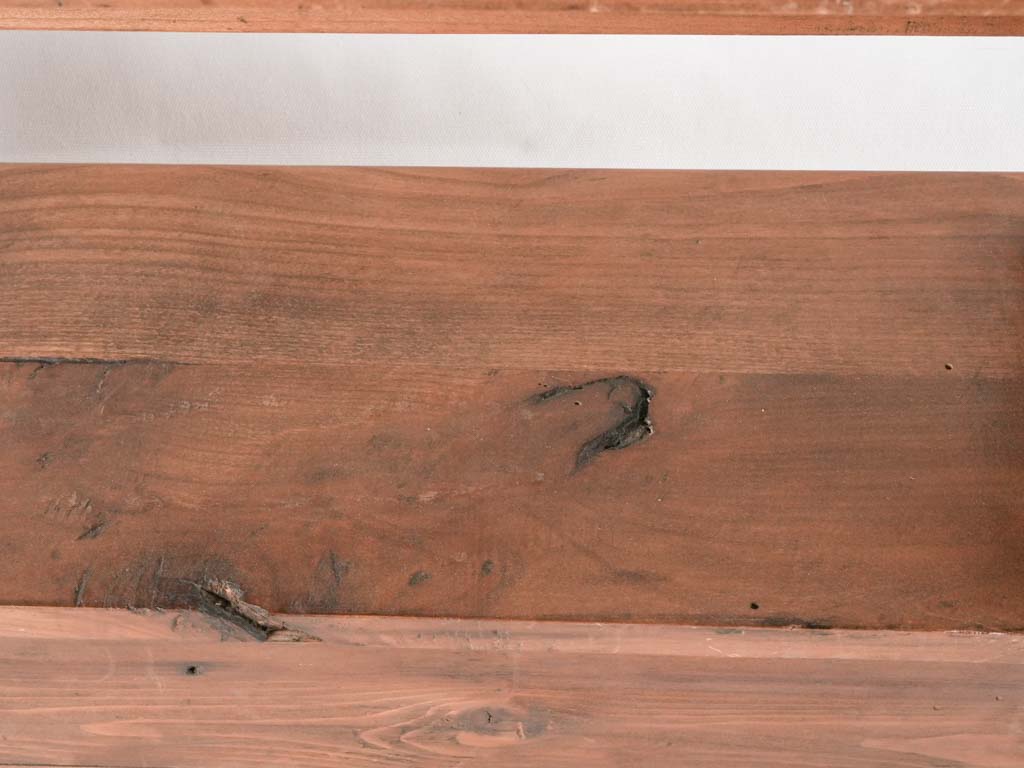 Distressed finish glass rack vintage