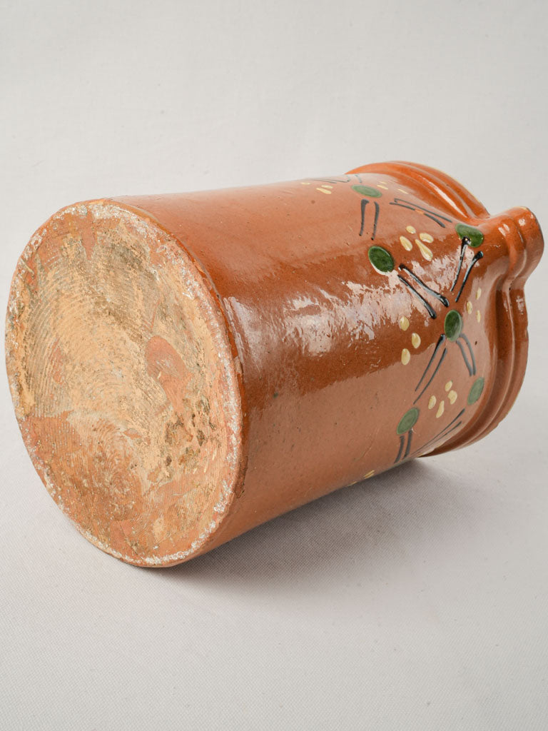 Sturdy vibrant vintage pitcher