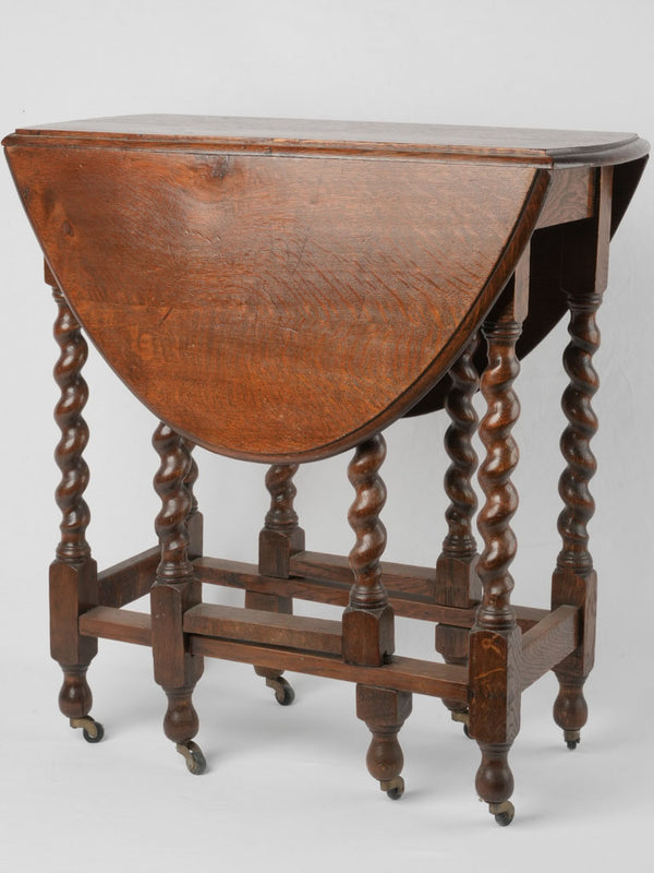 Antique 19th-century oak gateleg table