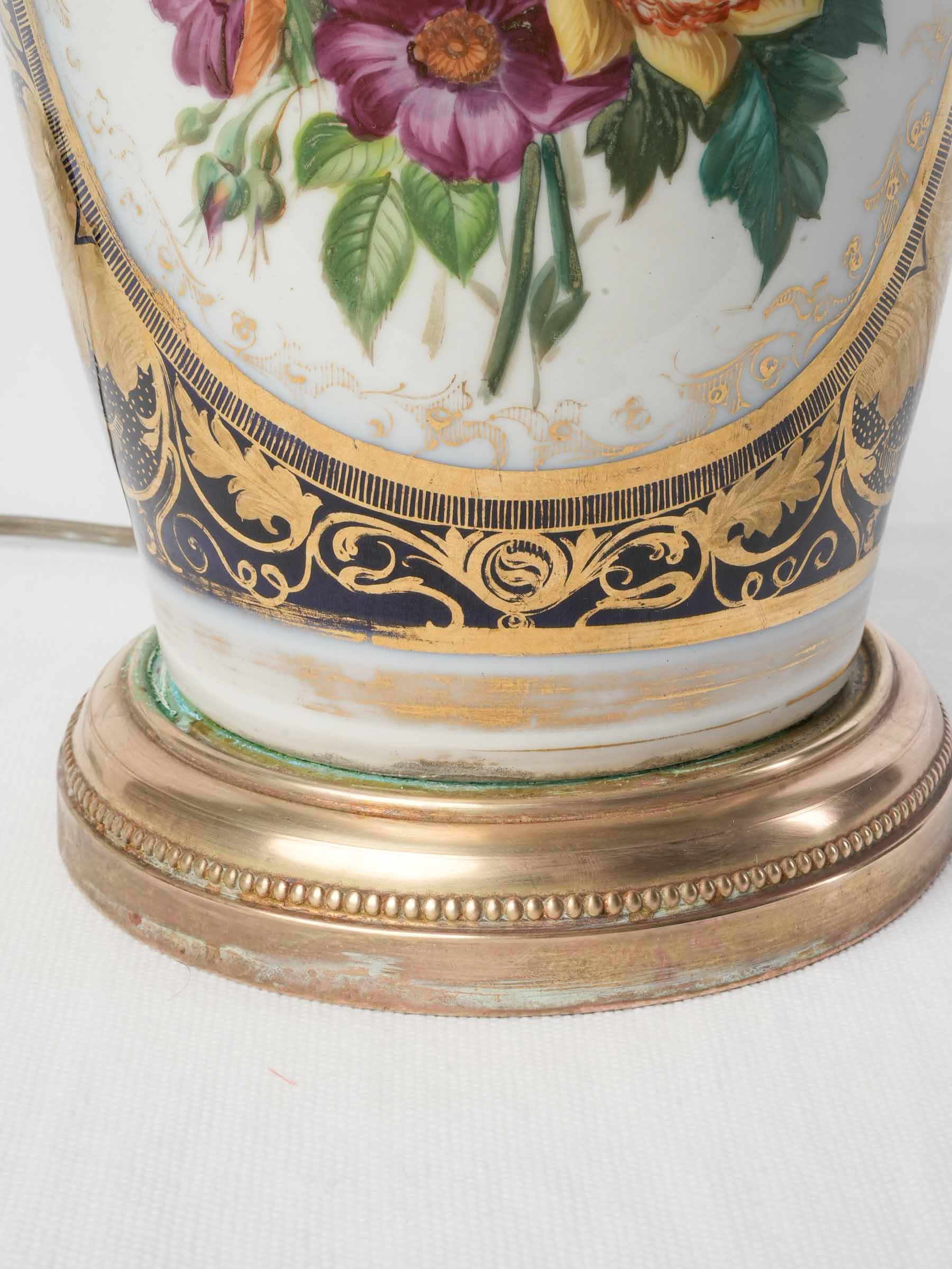 Richly detailed porcelain statement piece