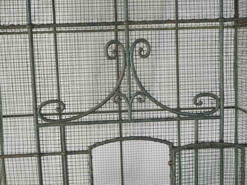 Vintage dented canopy feature