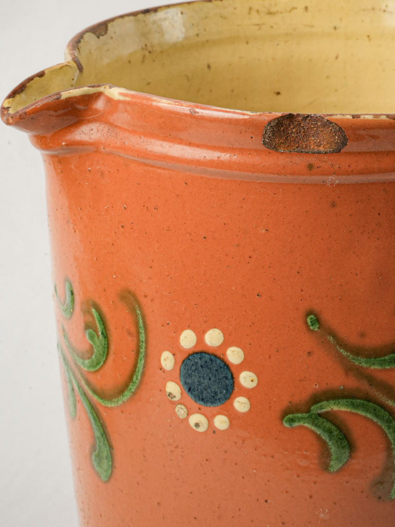 Earthy tone terracotta pitcher
