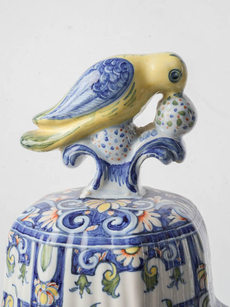 Painterly floral styled decorative jar