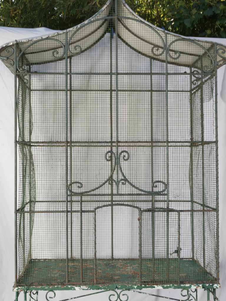 Weathered 1900s decorative aviary