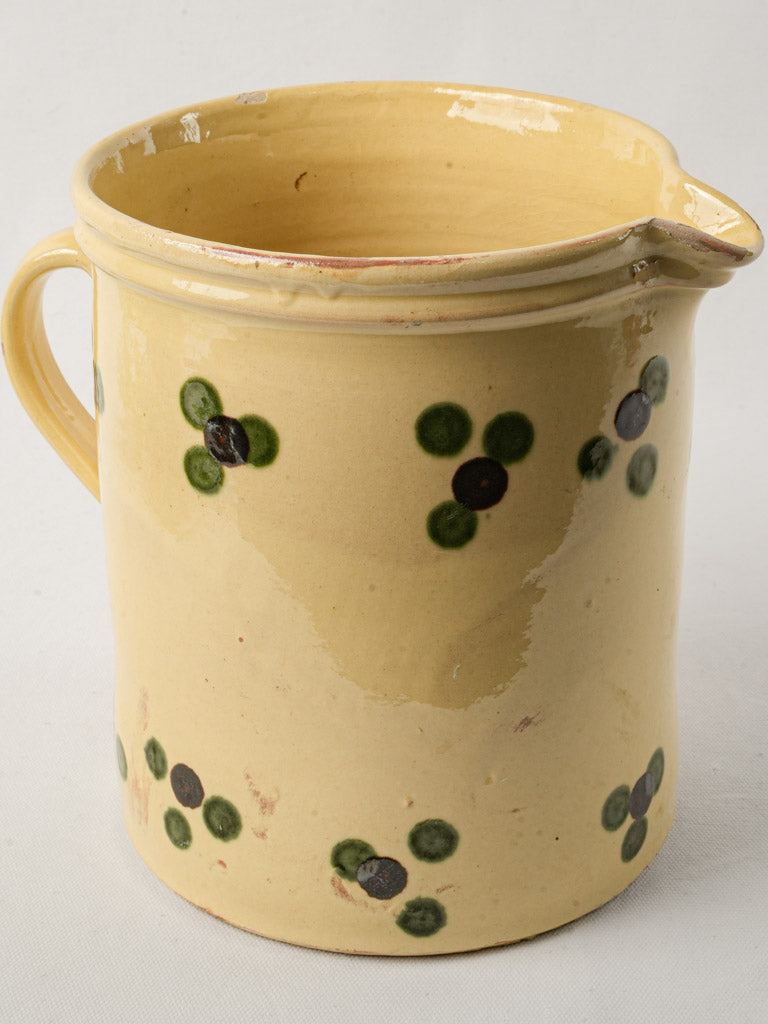 Charming French Rustic Terracotta Pitcher