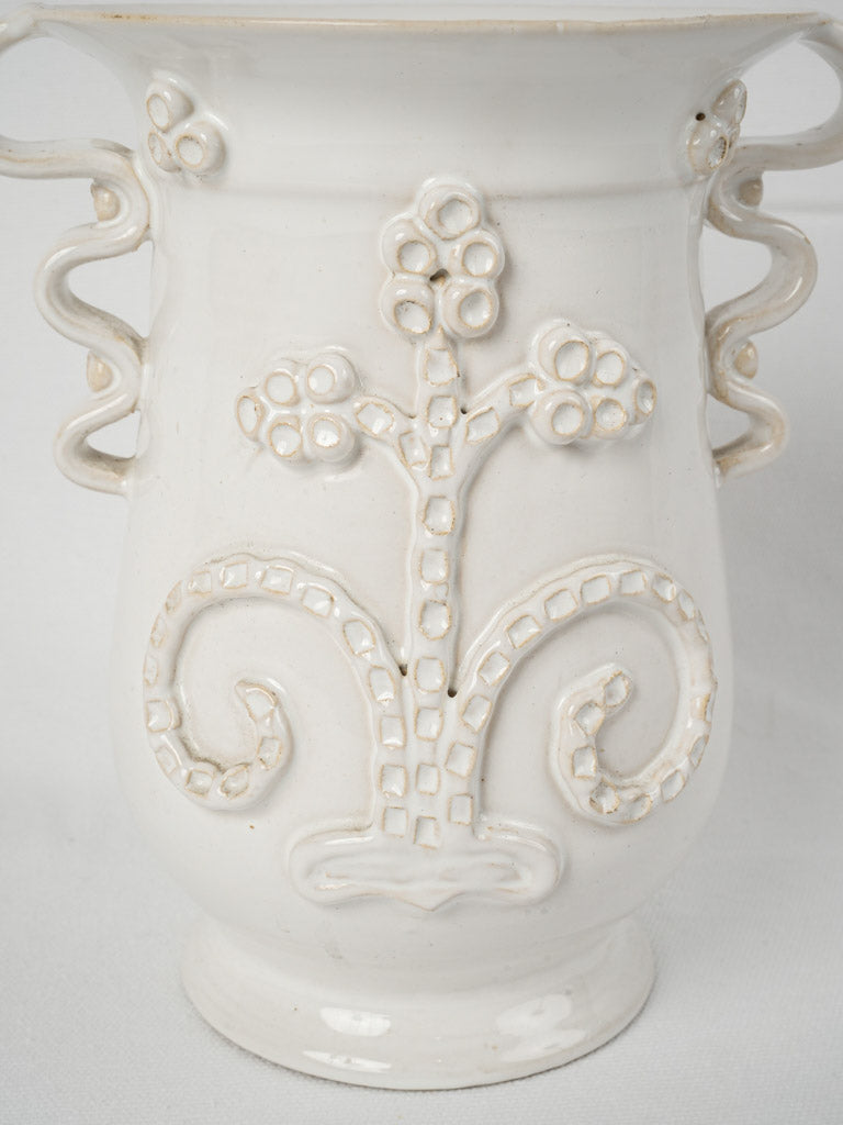 Vintage Tessier ceramic tulip silhouette