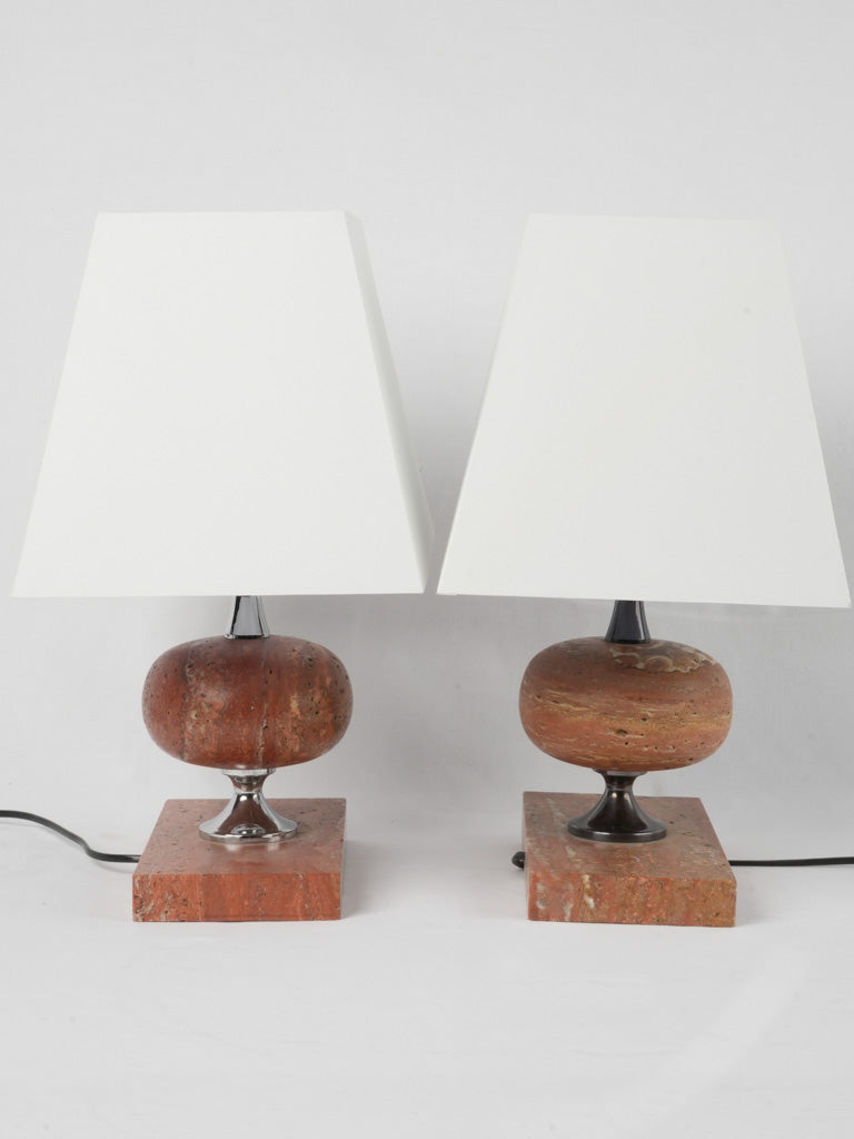 Classic 1970s Philippe Barbier lamps