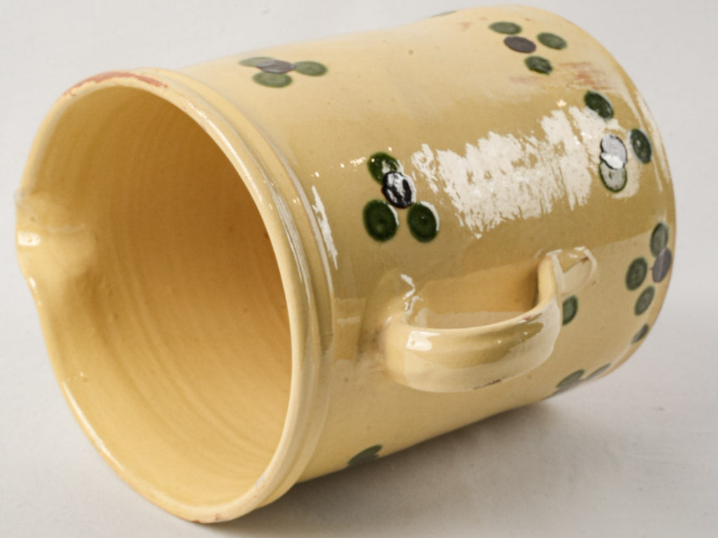 Timeless French Artisanal Pottery Jug