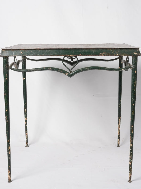 Antique iron card-themed games table