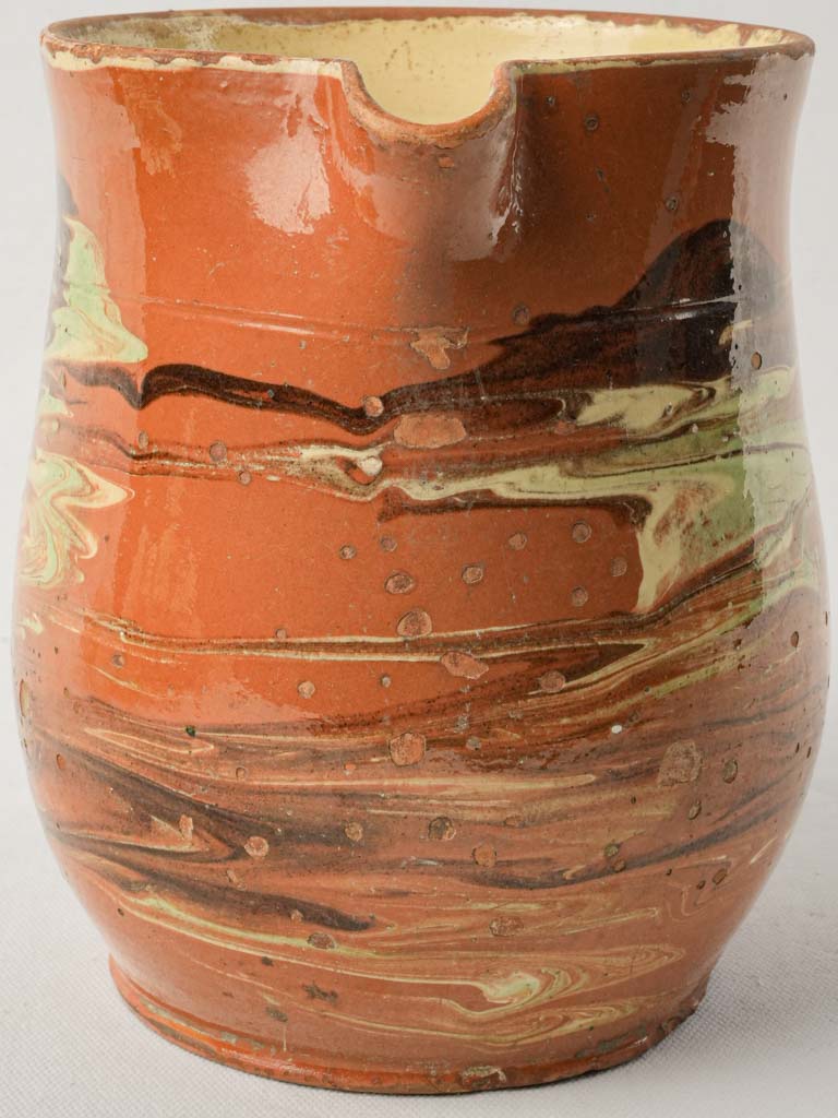 Marbled jaspe style vase