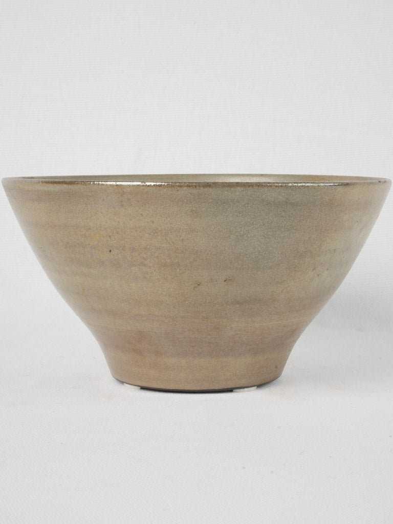 Natural design grey ceramic fruit bowl