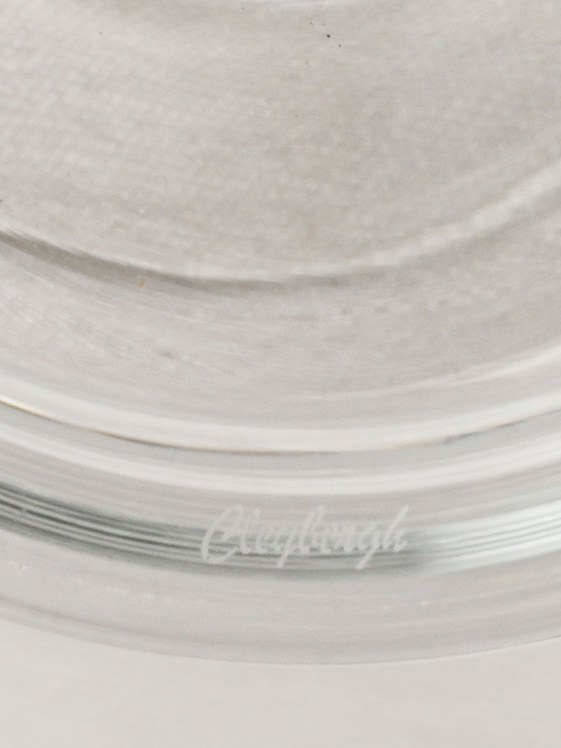 Footed Blown Glass Candy Jar w/ Lid 10¼"