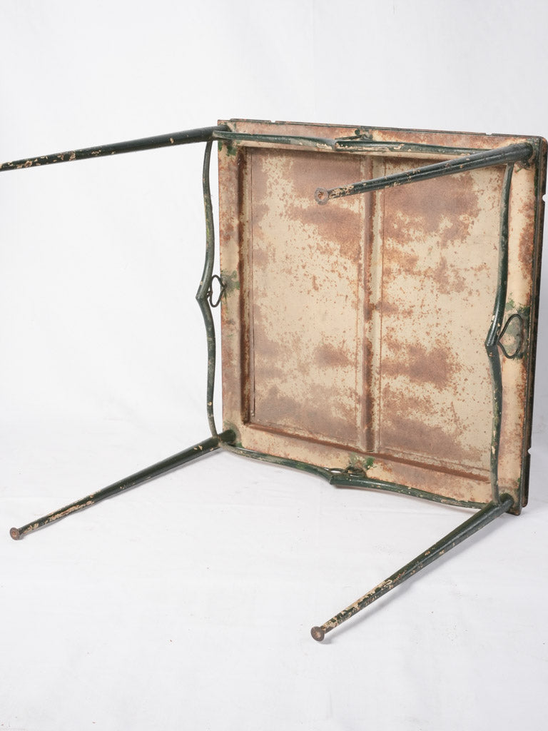 Unique indoor French iron table