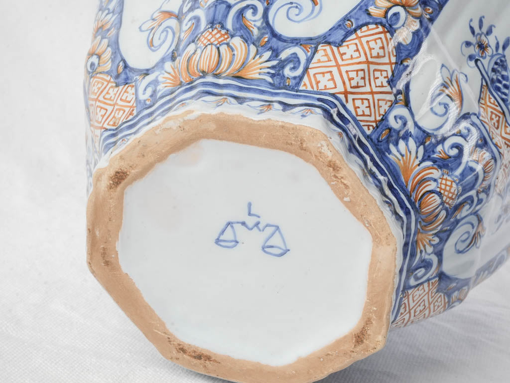 Signed Léon Warin apothecary jar