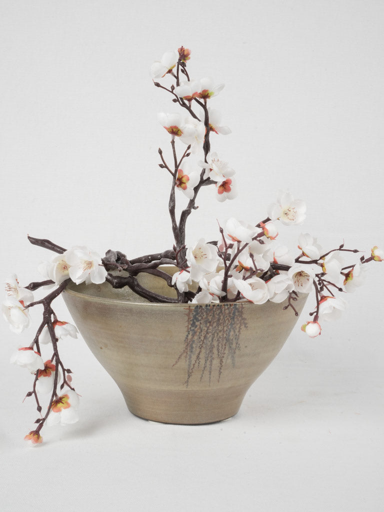 Hand-painted artisanal ceramic fruit bowl