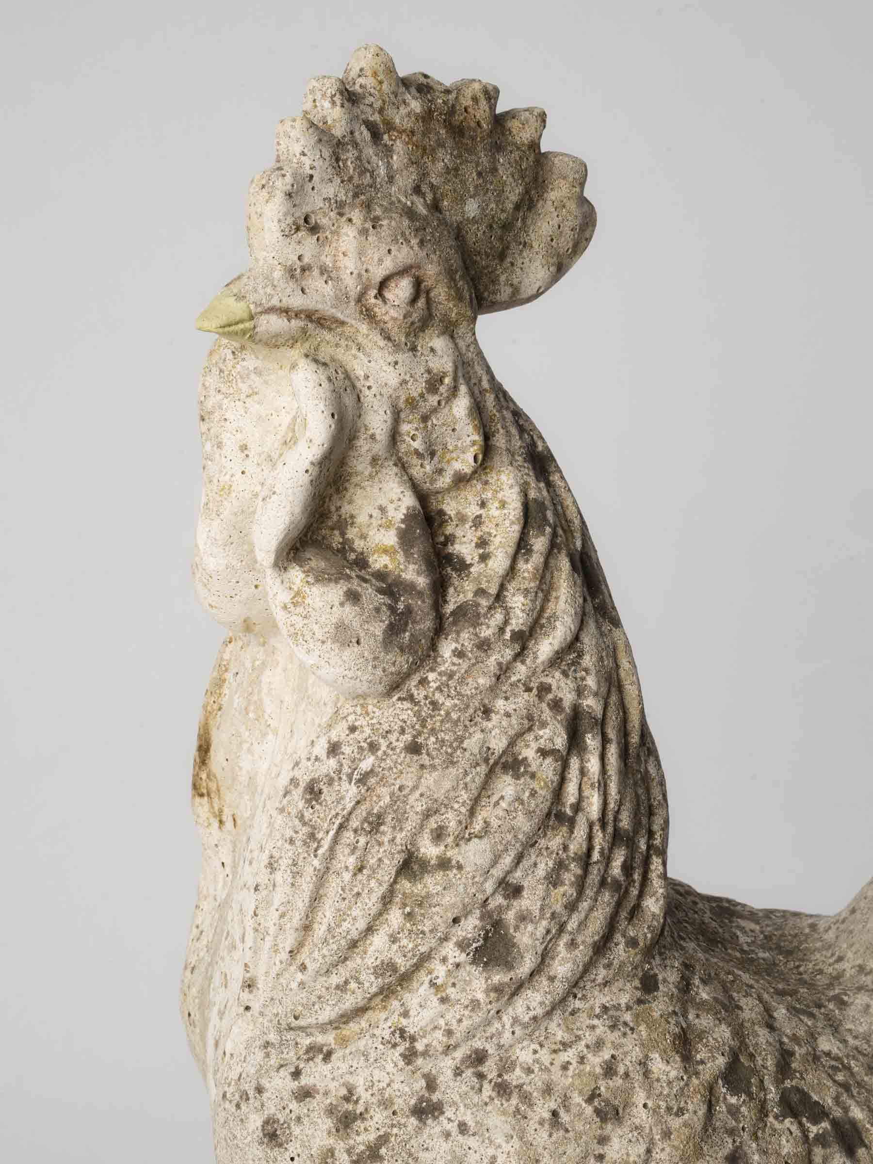 Classic French rooster art sculpture