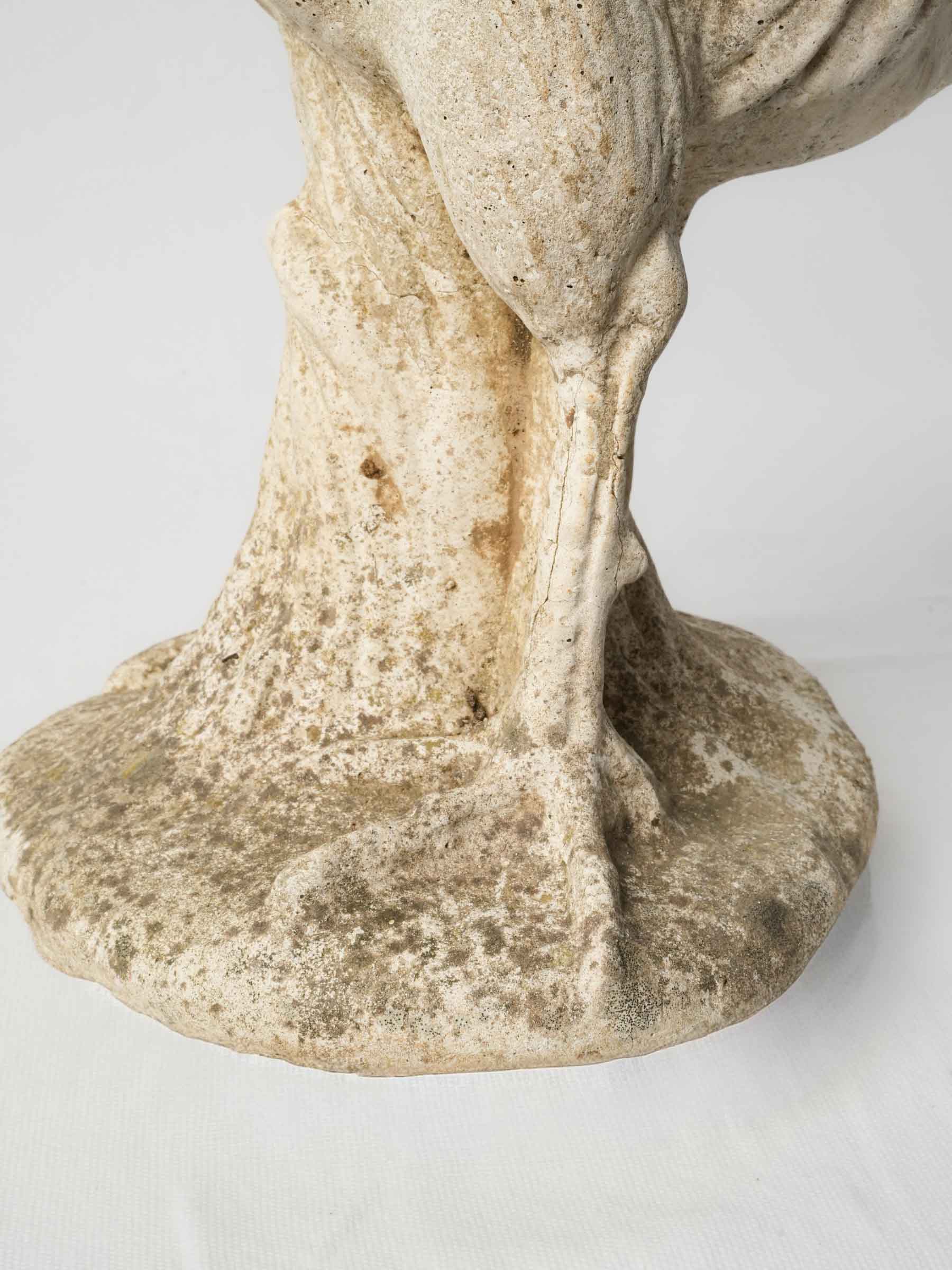 Weathered French decorative rooster piece