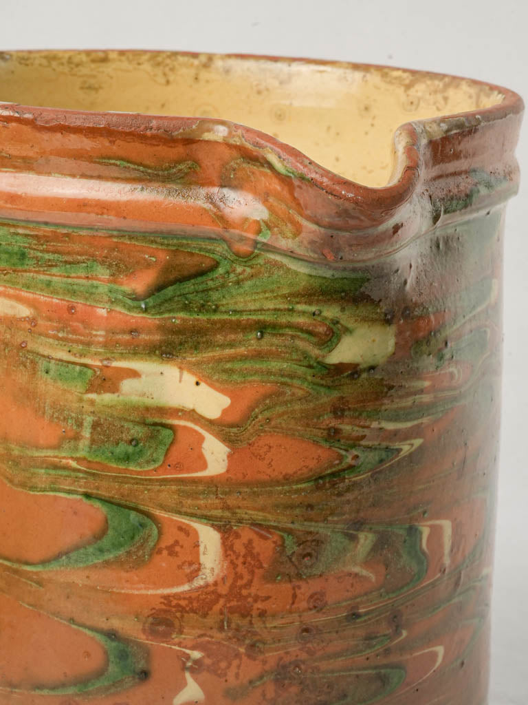 Historical French pottery vase