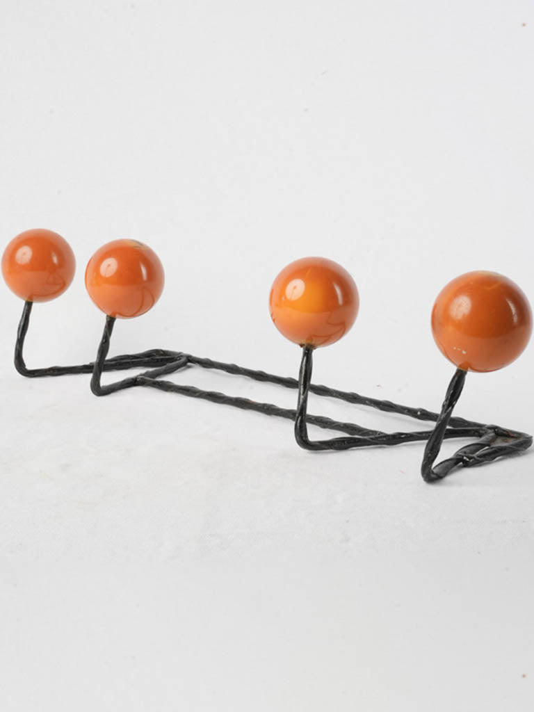 Handcrafted artisan style clothes hanger