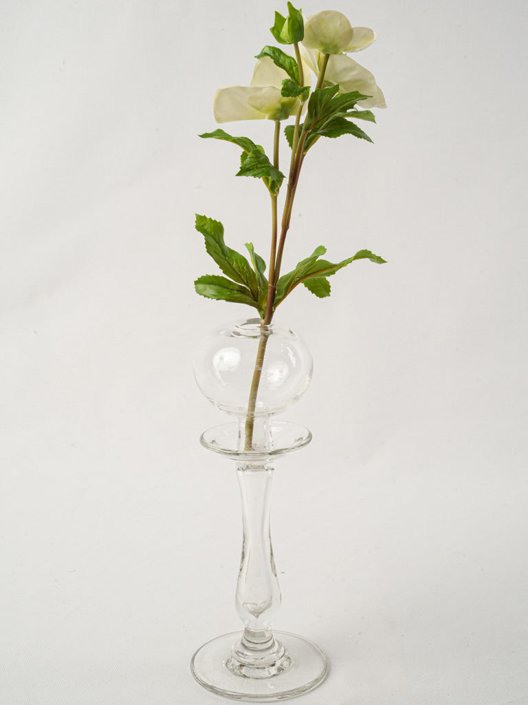 Detailed blown glass oil lamp