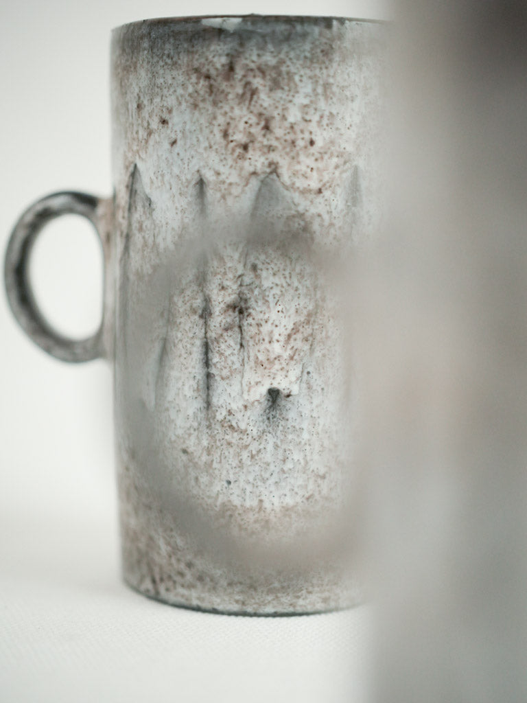 Utilitarian 1950s glazed ceramic mugs