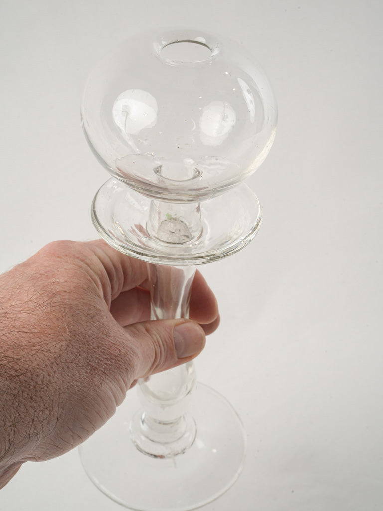 Elegant 19th-century oil lamp