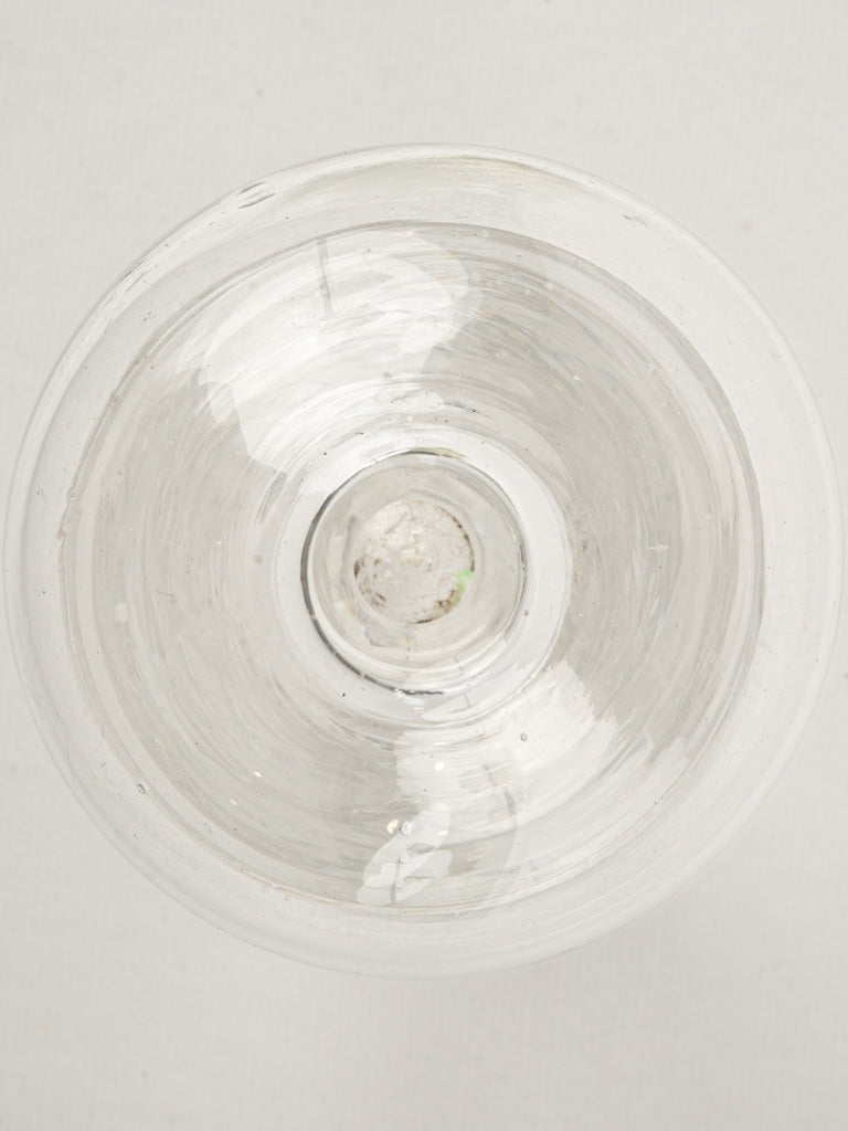 Charming lacemaker's glass lamp