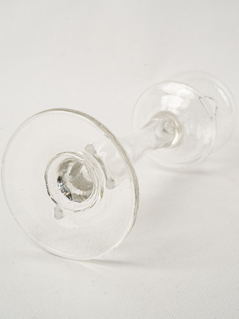 Classic artisanal glass oil lamp