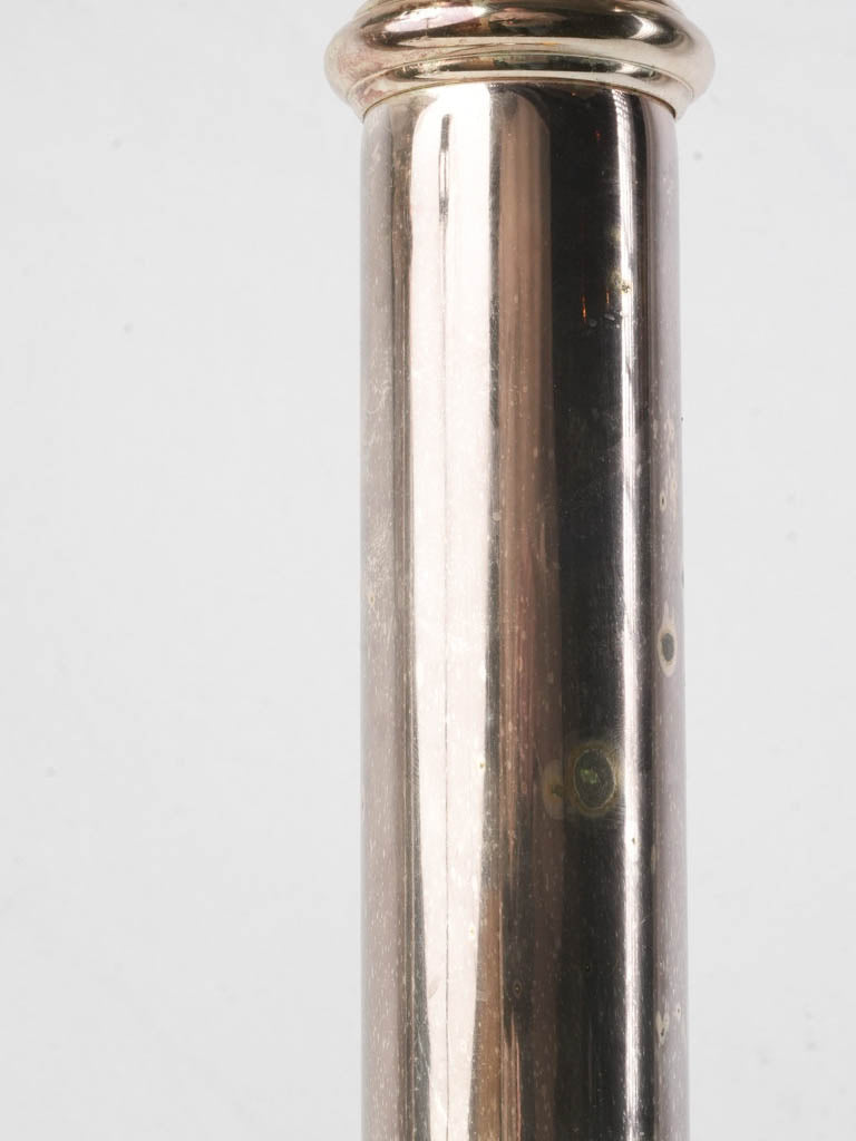 Timeless architectural candlestick centerpiece