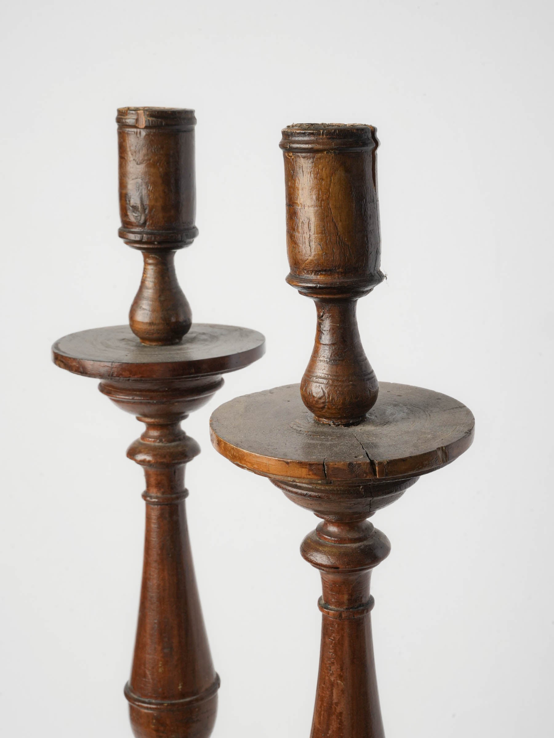 Elegant 18th Century Candlesticks