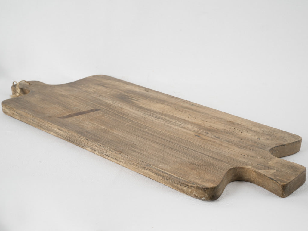 Aged beechwood kitchen cutting board