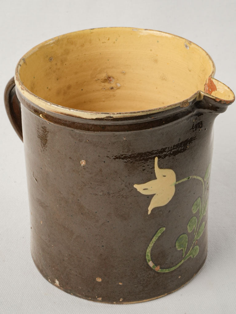 Earthy toned terracotta vessel