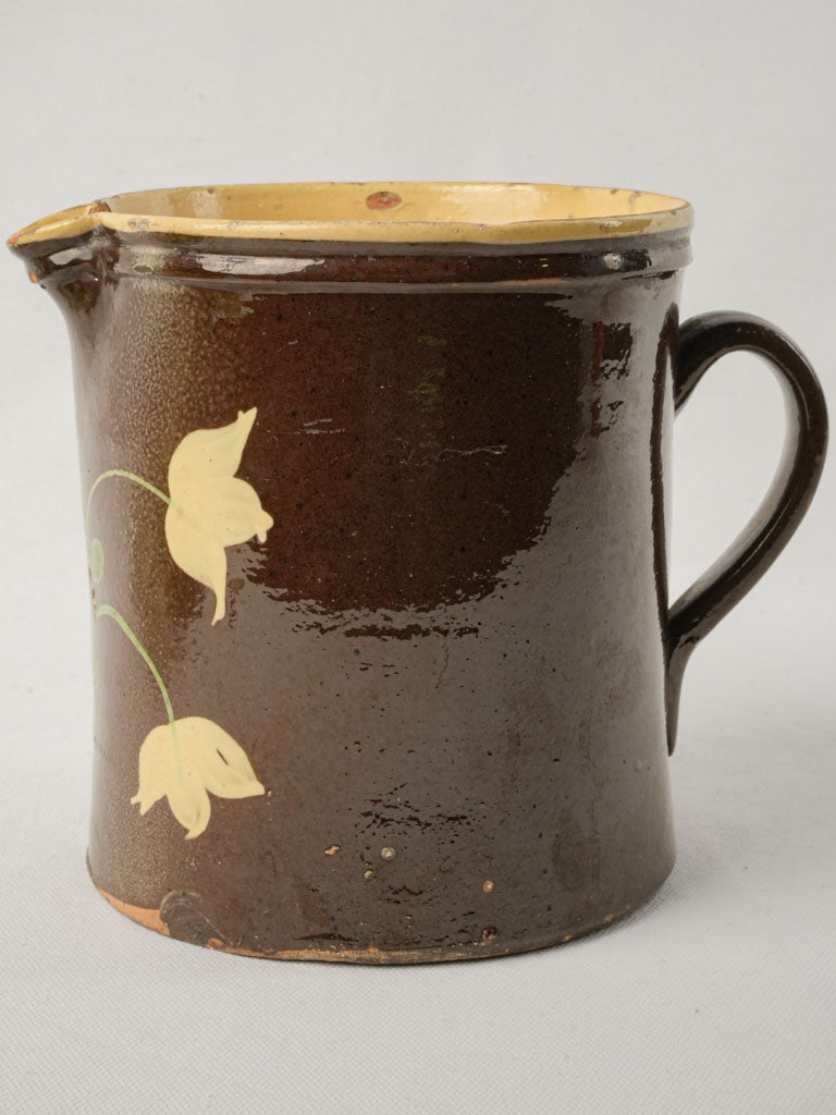 Elegant floral motif container