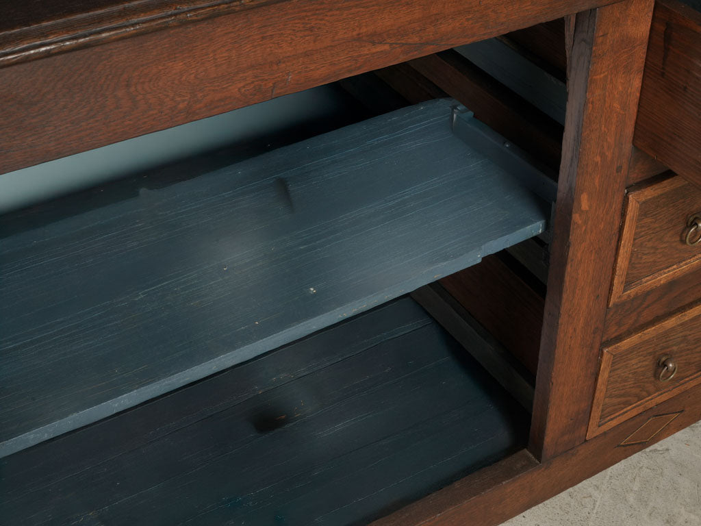 Late 19th Century French Oak Buffet - 72¾"