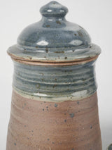 Classic artisan French lidded stoneware pots
