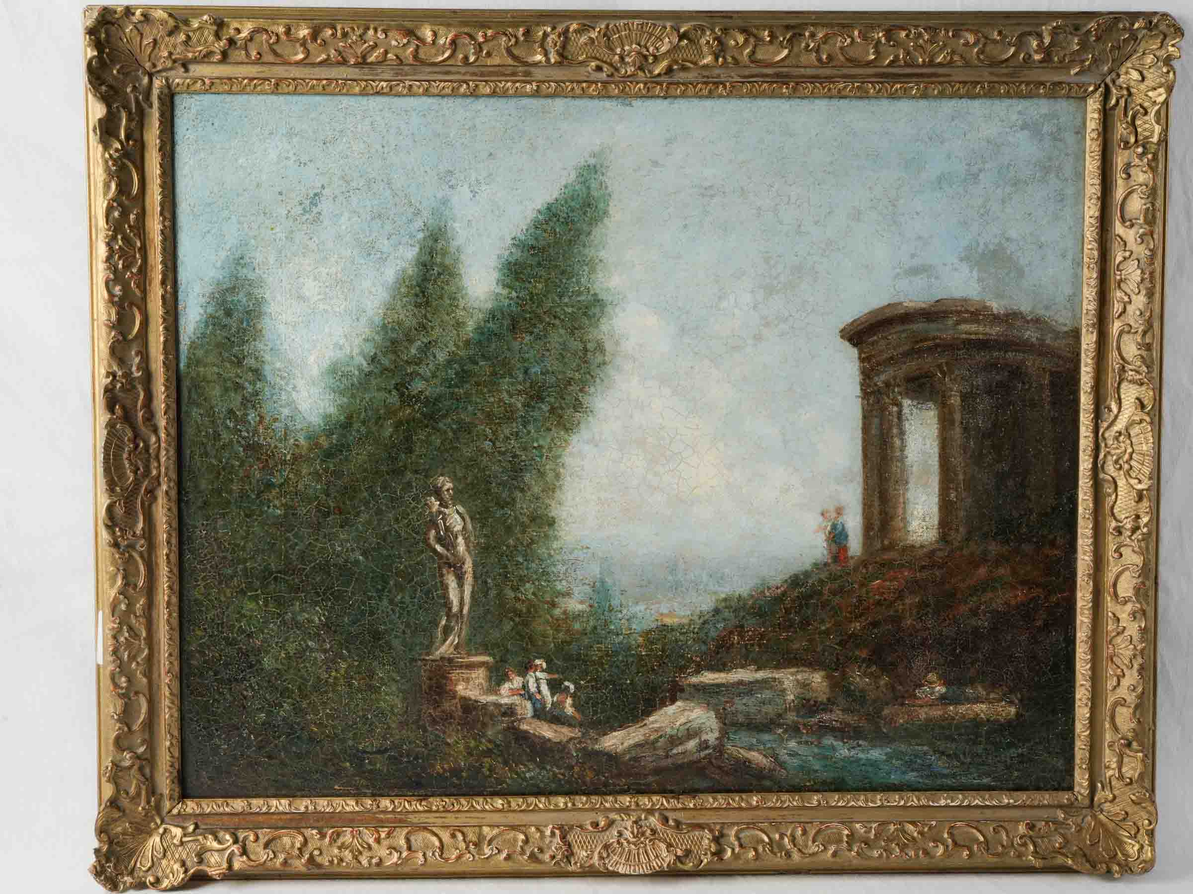 Ornate giltwood framed masterpiece