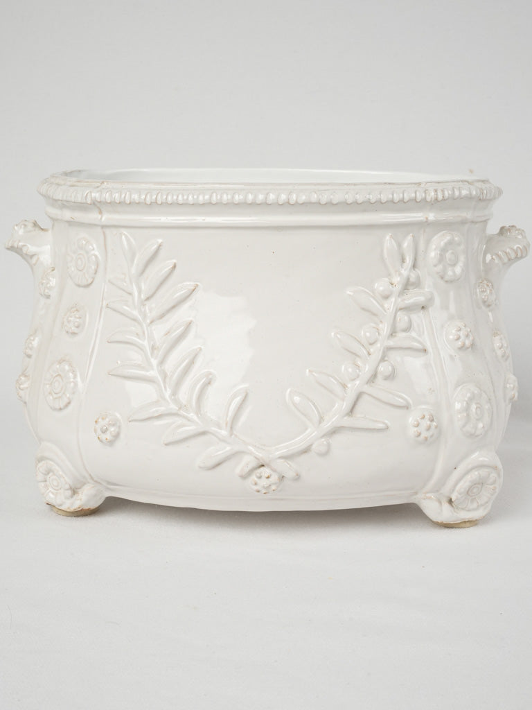 Rare snail-footed floral vase