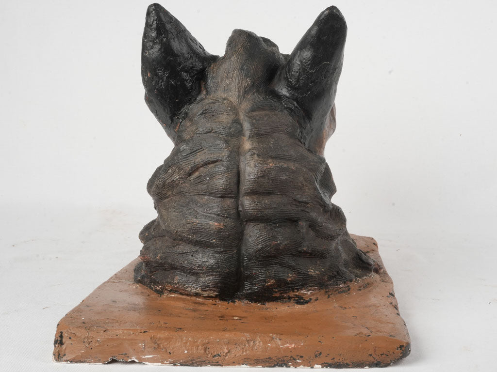 Elegant hand-sculpted horse art