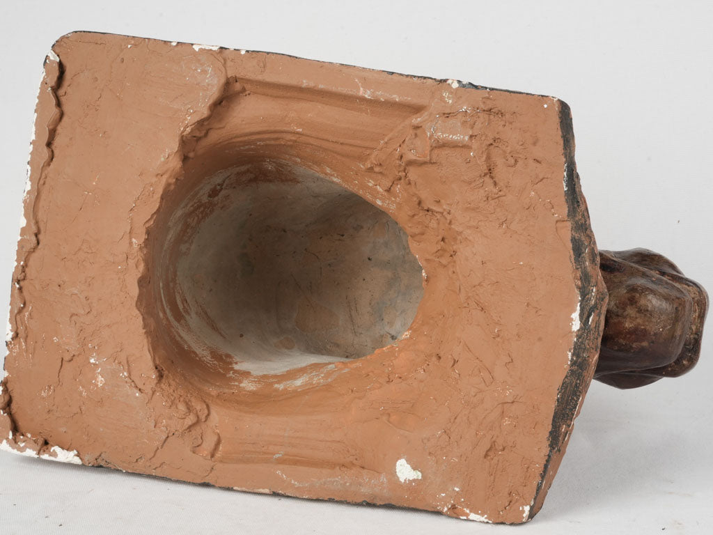 Earthy lifelike horse head wall art