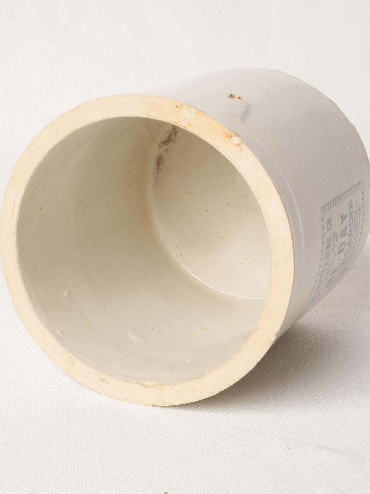 Antique Stoneware Pot - Wisconsin Butterine Co. 6"