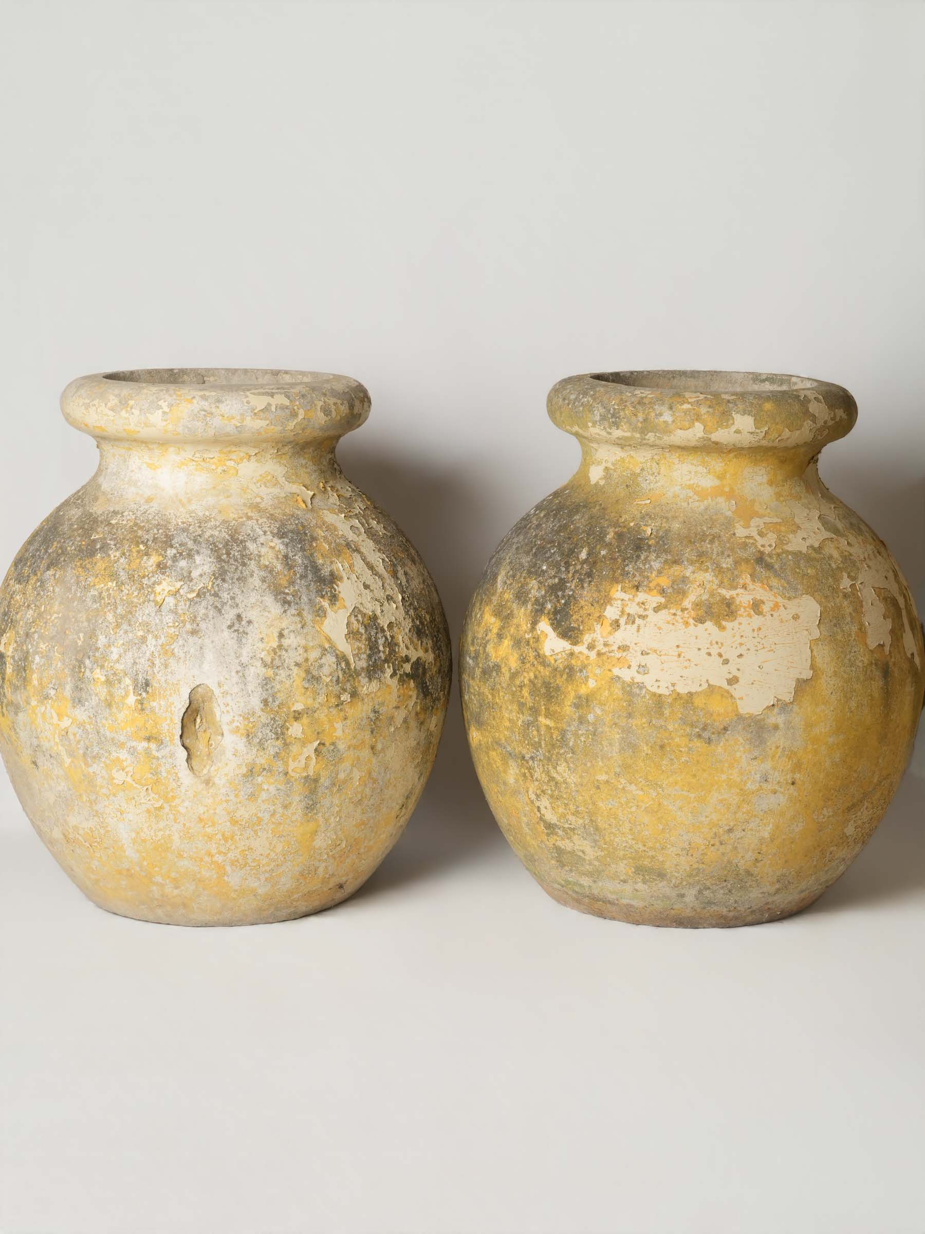 4 Olivette fiber cement planters attributed to Willy Guhl 27½"