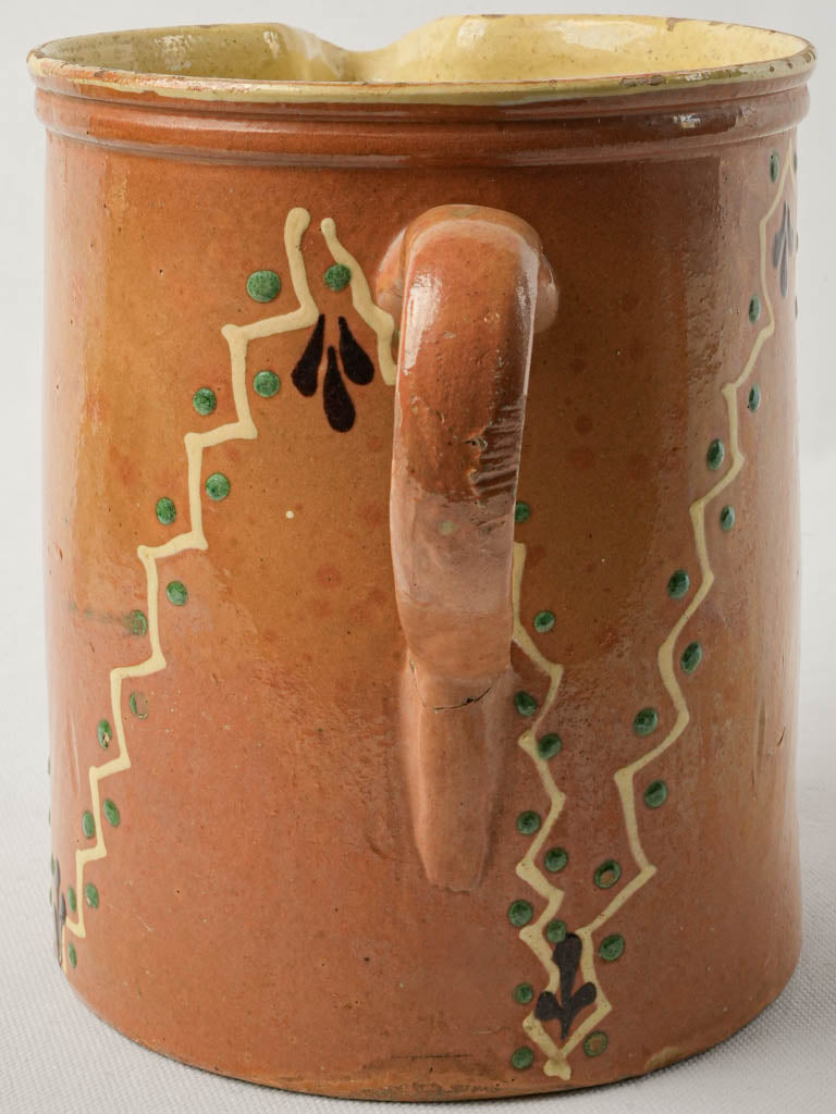 Vintage French decorative pitcher