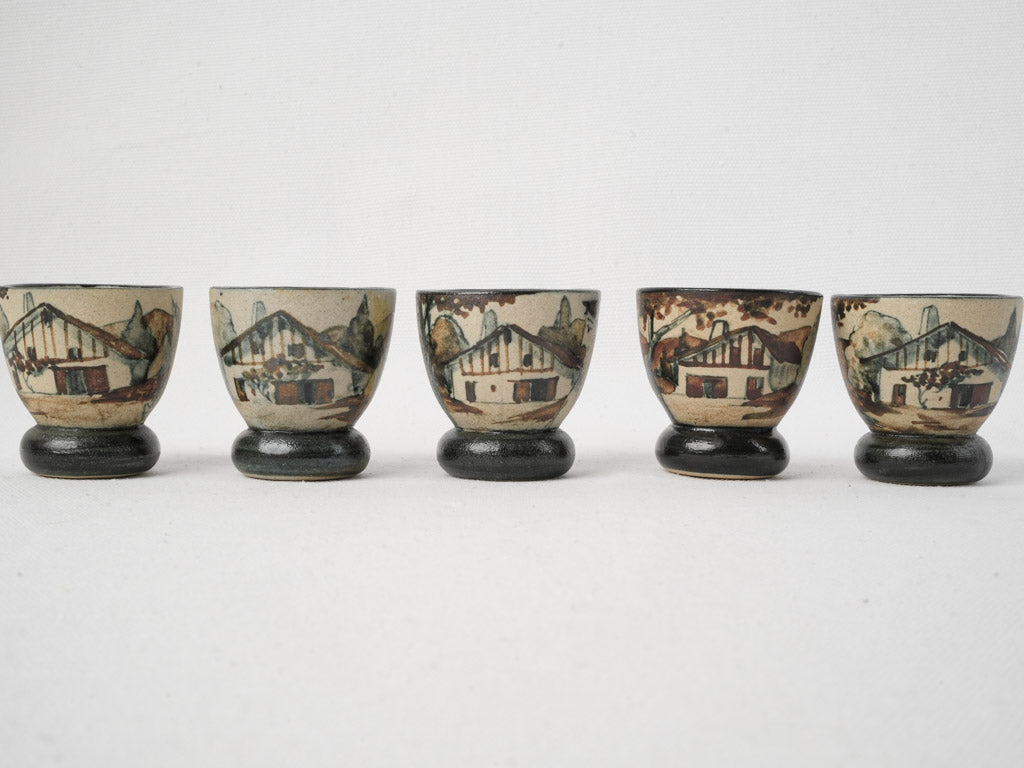 Mid-century French ceramic collectibles