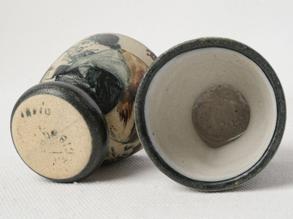 Decorative rustic-style tableware pieces