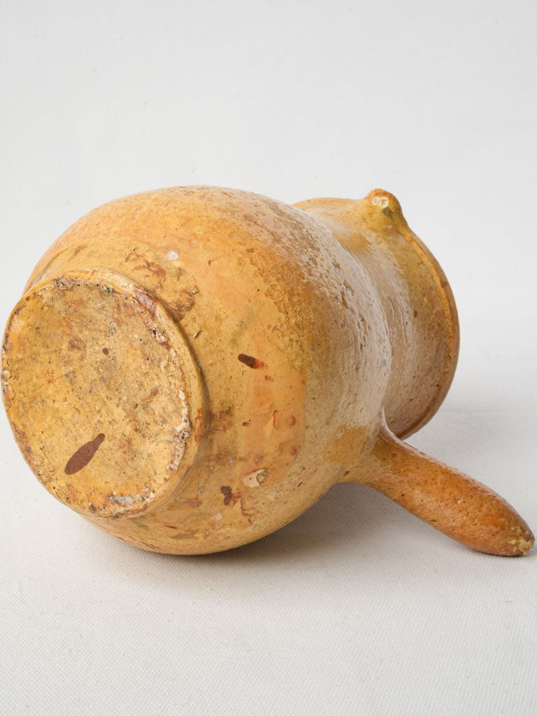 Elegant lemon-hued retro jug